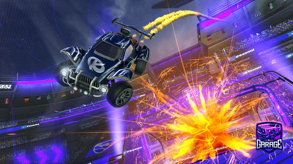 A Rocket League car design from redfxer