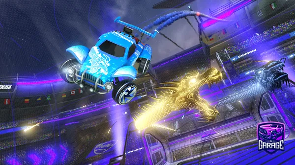 A Rocket League car design from IronDisx