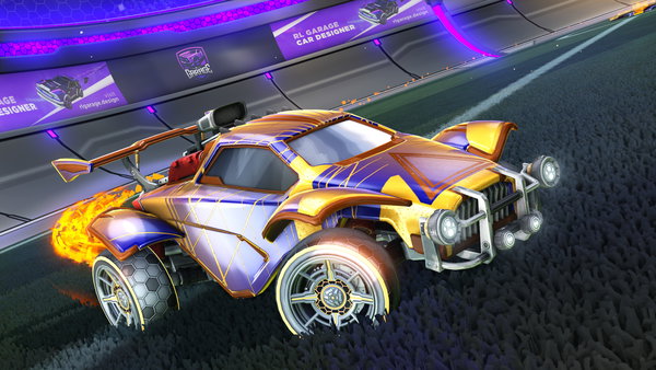 A Rocket League car design from pixl_