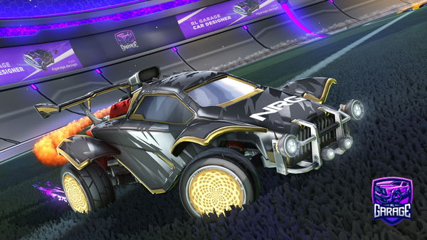 A Rocket League car design from Poweredplayer