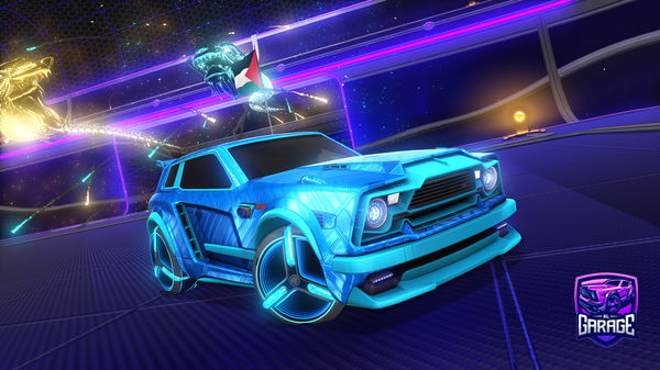 A Rocket League car design from bebo2012