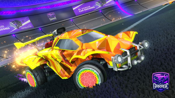 A Rocket League car design from KoiKing7