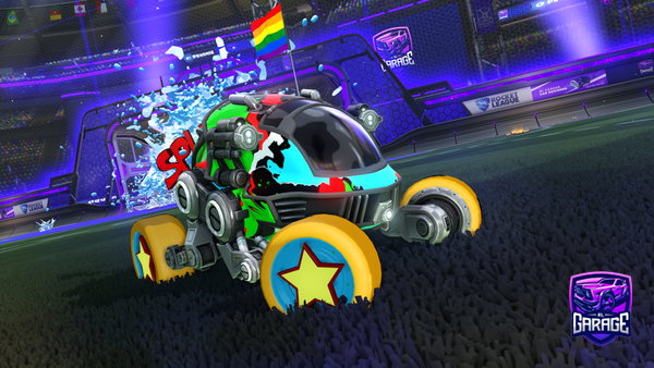 A Rocket League car design from albyjack11