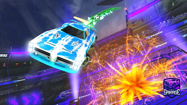 A Rocket League car design from aleixxleon