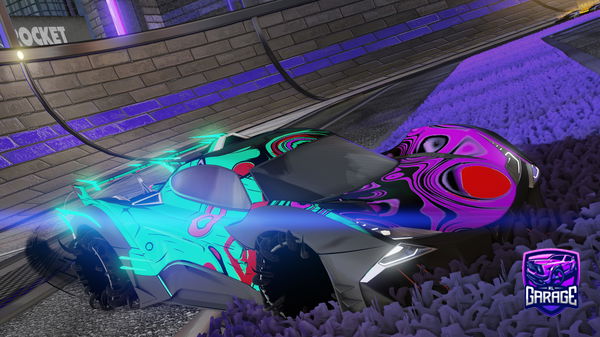 A Rocket League car design from HVLLXW
