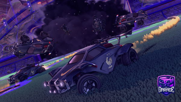 A Rocket League car design from RotN-chum