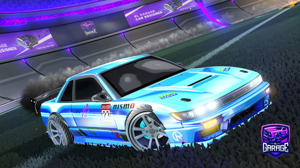 A Rocket League car design from TOXT3R