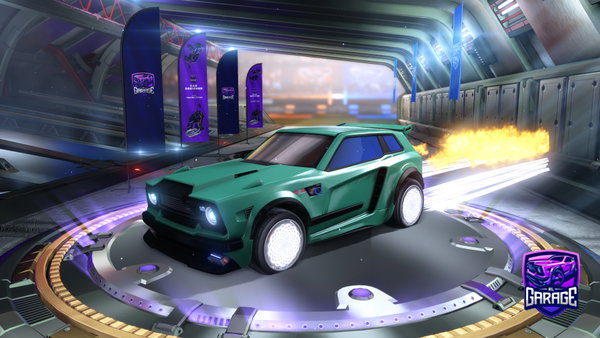 A Rocket League car design from MYST1KALL