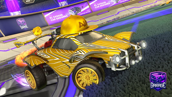 A Rocket League car design from davidoto