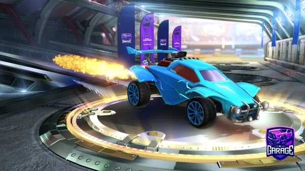 A Rocket League car design from Hippolytejvjg