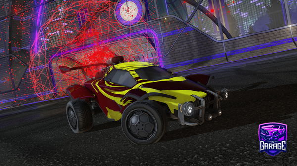 A Rocket League car design from colbsterlobster