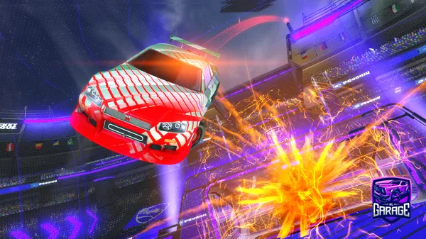 A Rocket League car design from Sundaysupport