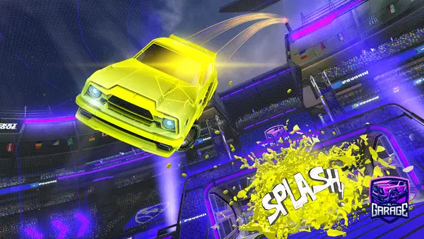 A Rocket League car design from Elinnnnnn