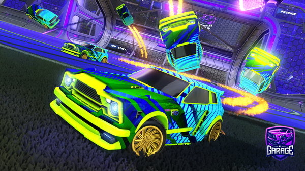 A Rocket League car design from NerfGunny