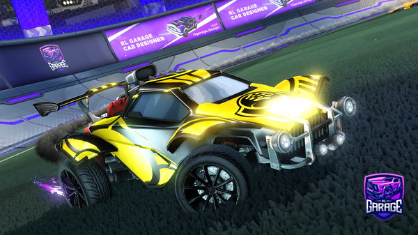 A Rocket League car design from Blzzrd