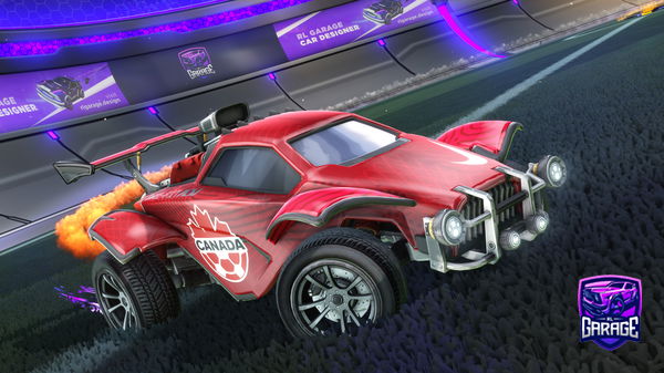 A Rocket League car design from PRPLWINGS