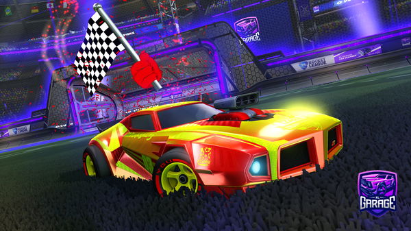 A Rocket League car design from DragonSlay