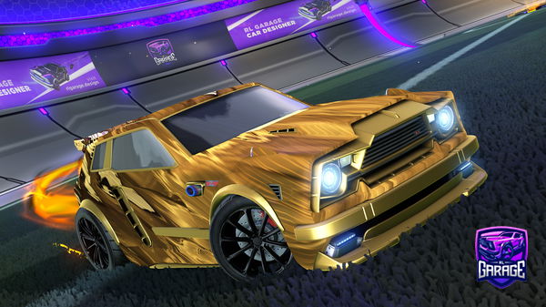 A Rocket League car design from Tensory