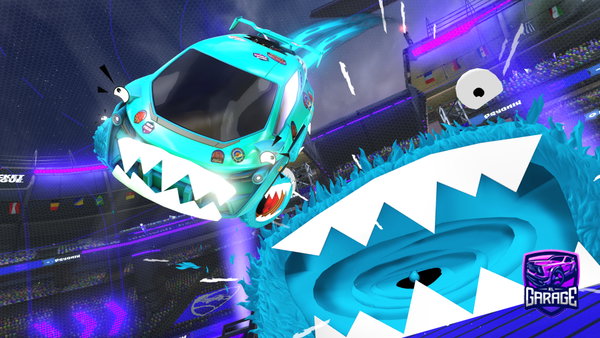 A Rocket League car design from Wheezy__