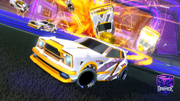 A Rocket League car design from LEBLONZIMRJ
