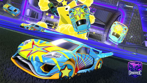 A Rocket League car design from baz_