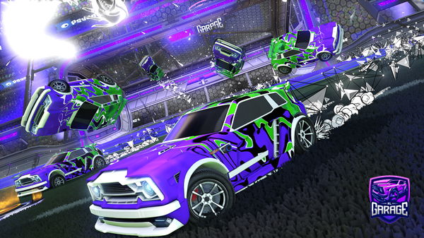 A Rocket League car design from RadPokemon