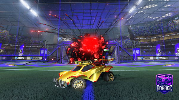 A Rocket League car design from Triangle_2022