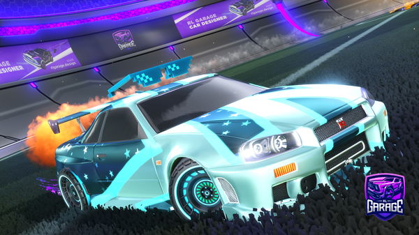 A Rocket League car design from Dekuleaf