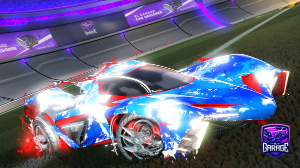 A Rocket League car design from FUSIONFLARE