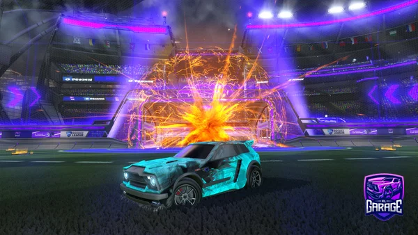A Rocket League car design from FettyWhopper690