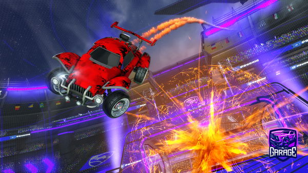 A Rocket League car design from gurkasos