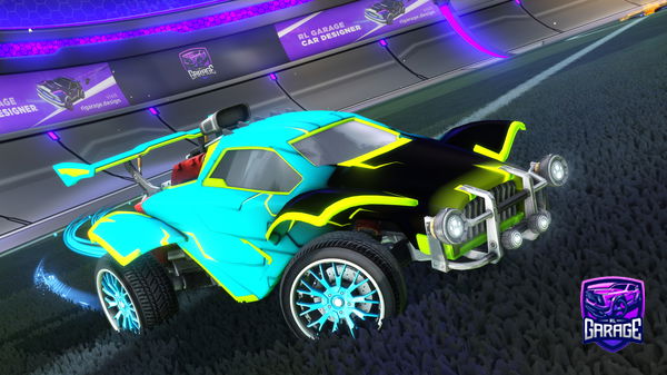 A Rocket League car design from OrgiYT