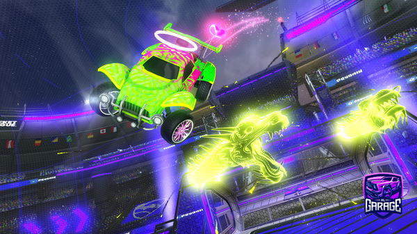 A Rocket League car design from Domenikeliaas