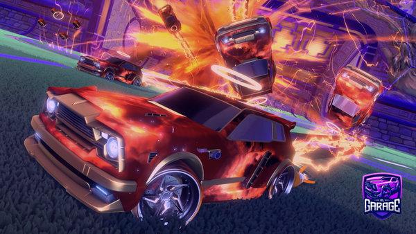 A Rocket League car design from JD76