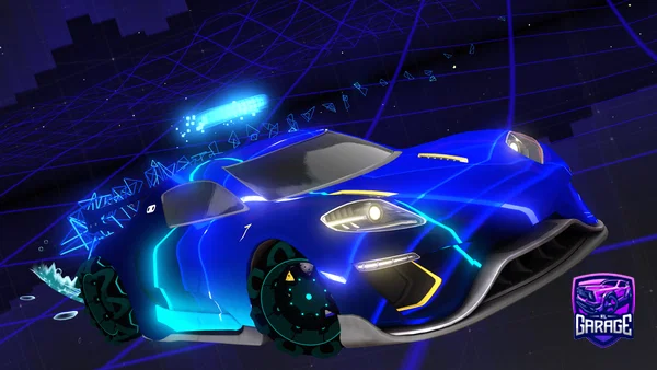 A Rocket League car design from Firelyntos