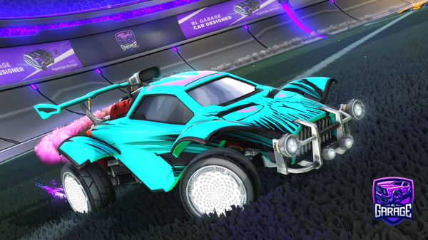 A Rocket League car design from det4646