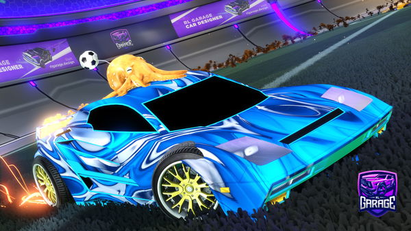 A Rocket League car design from _phantom27