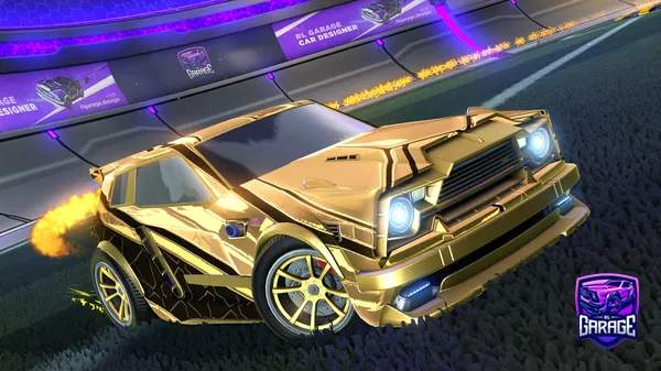A Rocket League car design from jupjup100