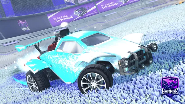 A Rocket League car design from 2K26