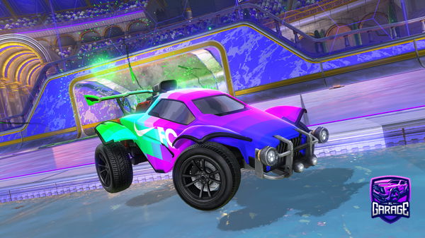 A Rocket League car design from Rundxwn