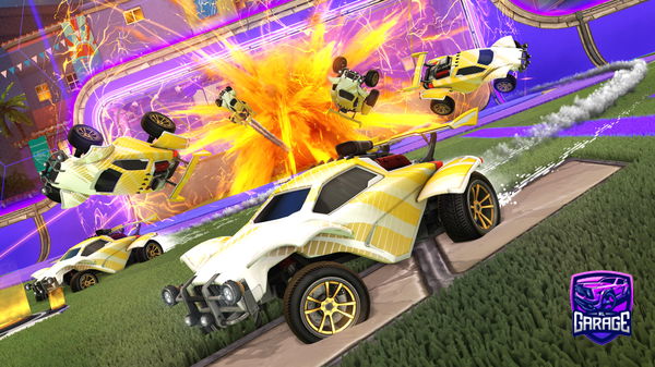 A Rocket League car design from enherror404