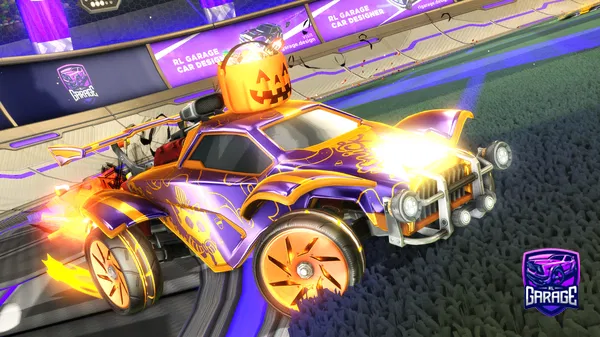 A Rocket League car design from IPU_GamingYT