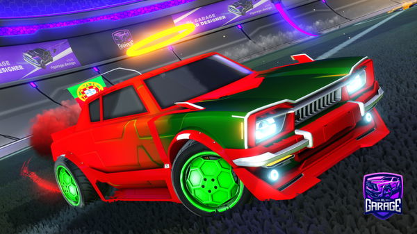 A Rocket League car design from morrubchen