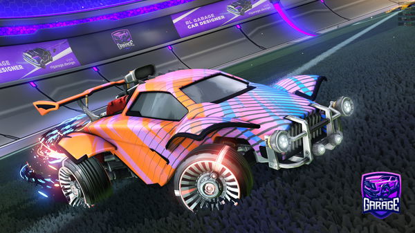 A Rocket League car design from frick_my_tm8