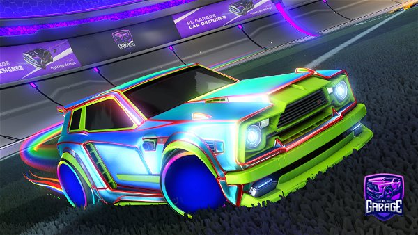 A Rocket League car design from Skullylord