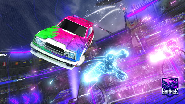 A Rocket League car design from nattyb