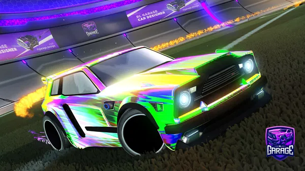 A Rocket League car design from charliejones2014