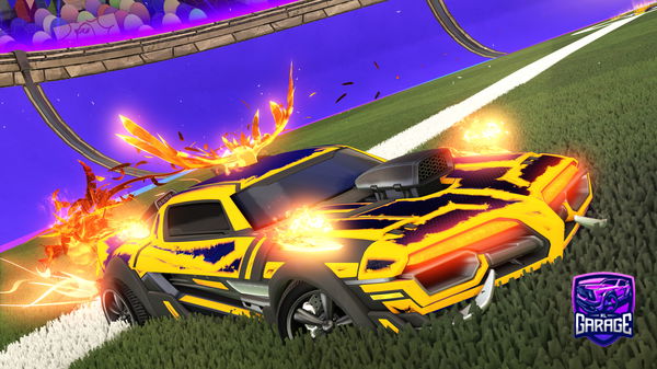 A Rocket League car design from Miata22b