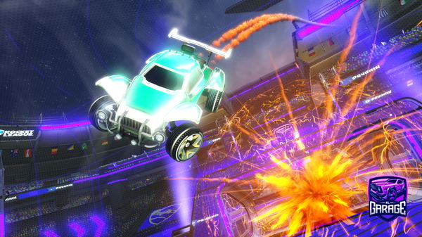 A Rocket League car design from hsjfjsjnsnd