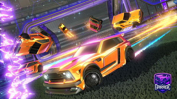 A Rocket League car design from sawcubic